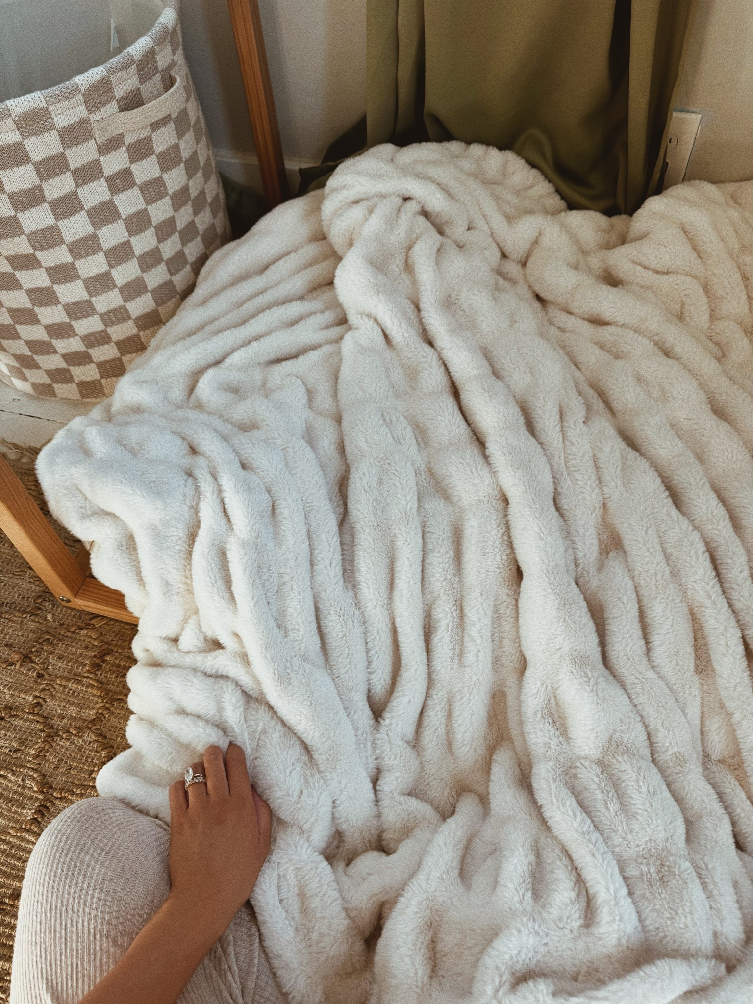 love my lola blanket 🤍

#LTKHome #LTKSeasonal #LTKWatchNow