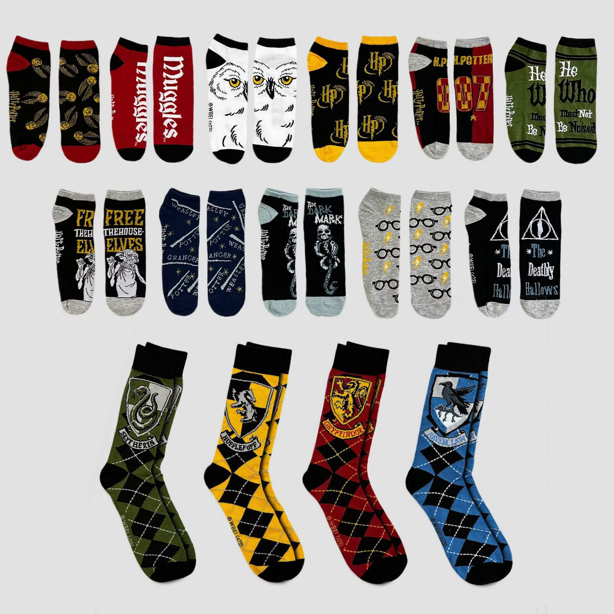 Men's Harry Potter 15 Days of Socks Advent Calendar - Assorted Colors 6-12 | Target
