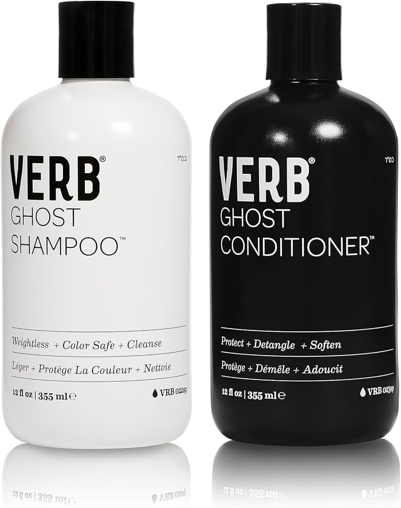 Verb Ghost Shampoo & Conditioner Duo – Vegan Shampoo and Conditioner Set –– Weightless, Ant... | Amazon (US)