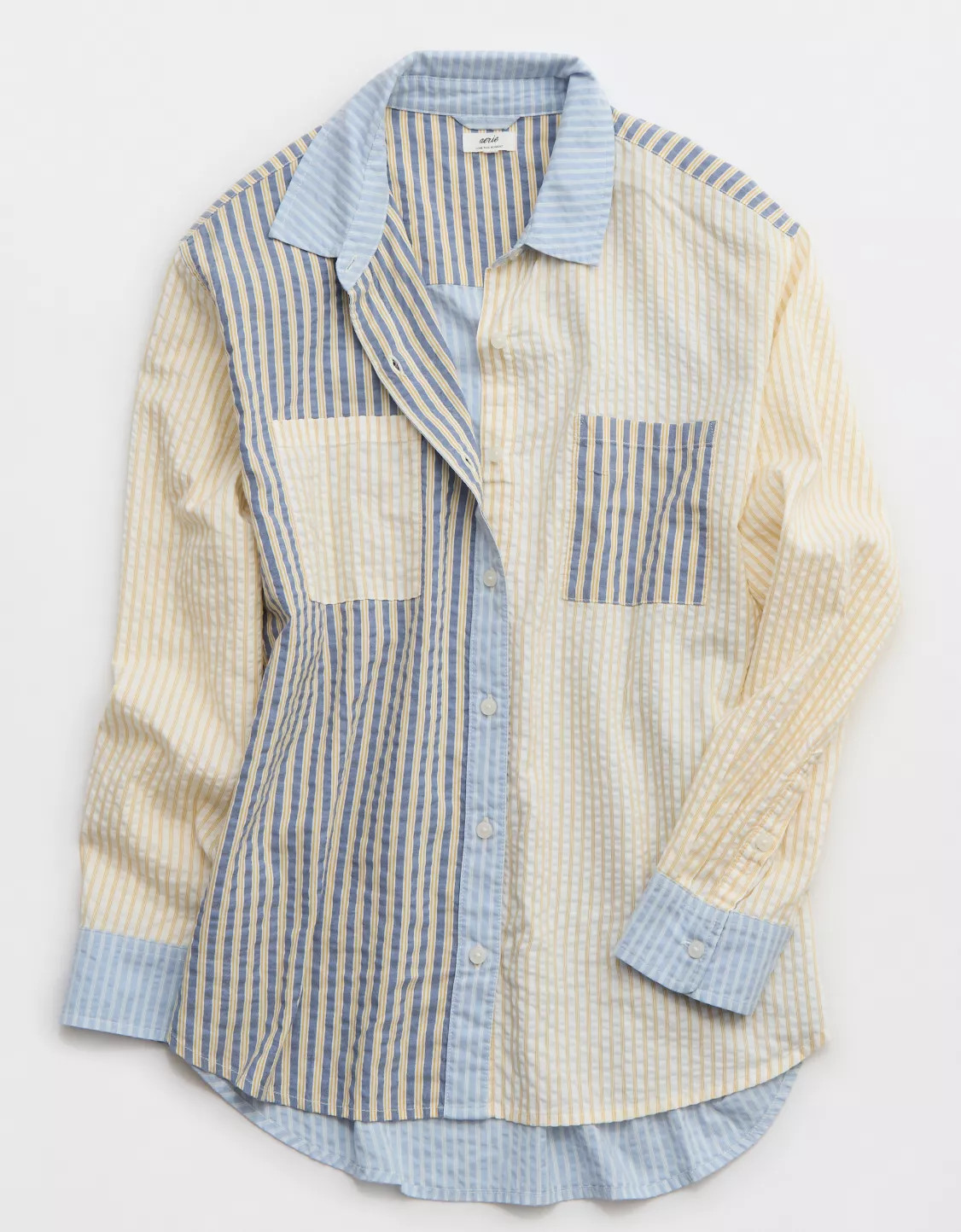 Aerie Off Duty Seersucker Shirt | American Eagle Outfitters (US & CA)