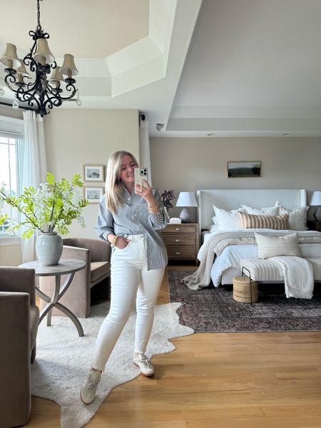 My favorite white jeans, not see through and I love this tunic I found on Amazon! So flattering, and perfect for summer. Also, found the best neutral samba sneakers and I am obsessed. 

Jeans, top, samba sneakers, samba, adidas, outfit, travel outfit, bedroom, bed, home, sale alert, vacation outfit, amazon fashion, 

#LTKShoeCrush #LTKMidsize #LTKTravel