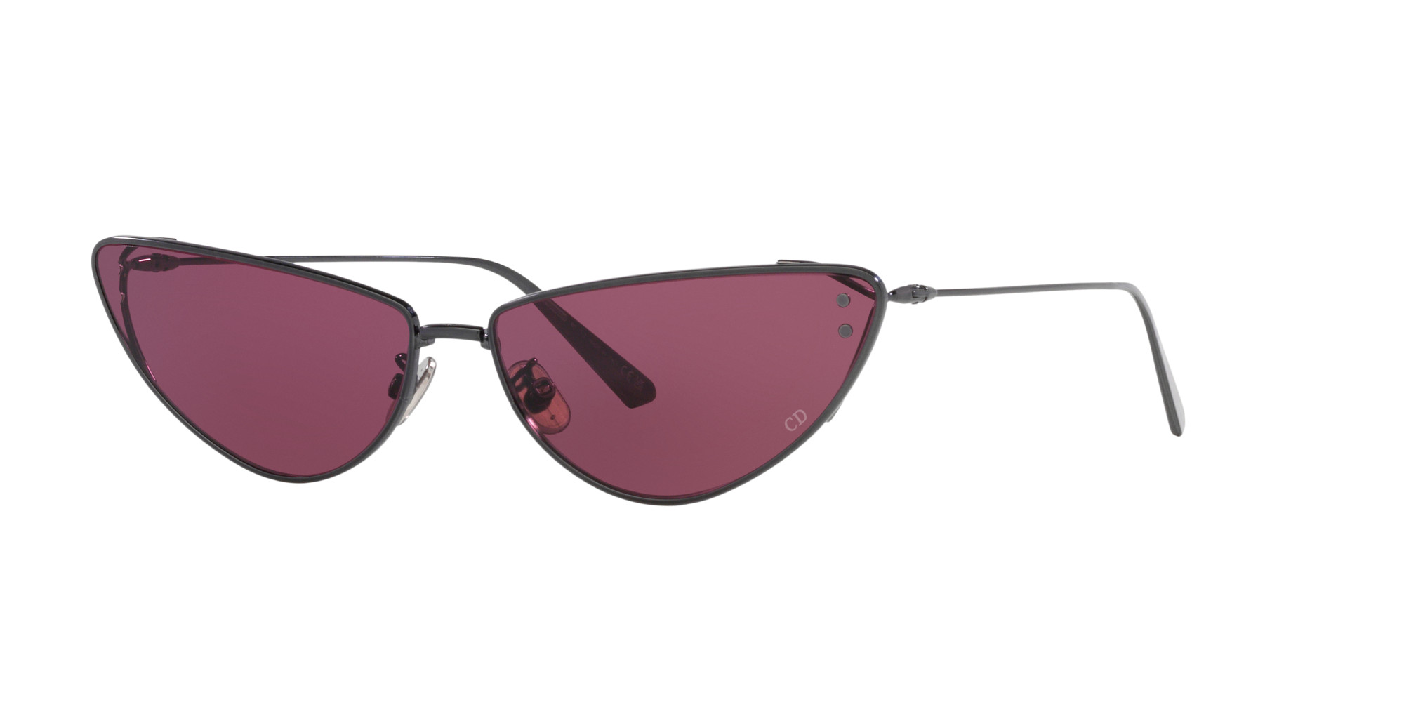 DIOR Woman Sunglass Missdior B1U - Frame color: Gunmetal Shiny, Lens color: Red | Sunglass Hut EU