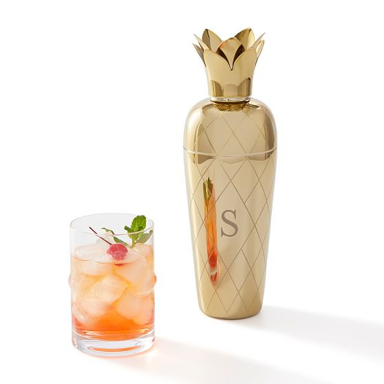 Pineapple Cocktail Shaker | Mark and Graham | Mark and Graham