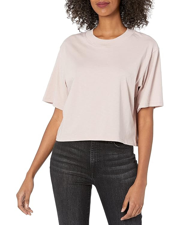 The Drop Women's Sydney Short-sleeve Cropped Crew Neck T-shirt | Amazon (US)