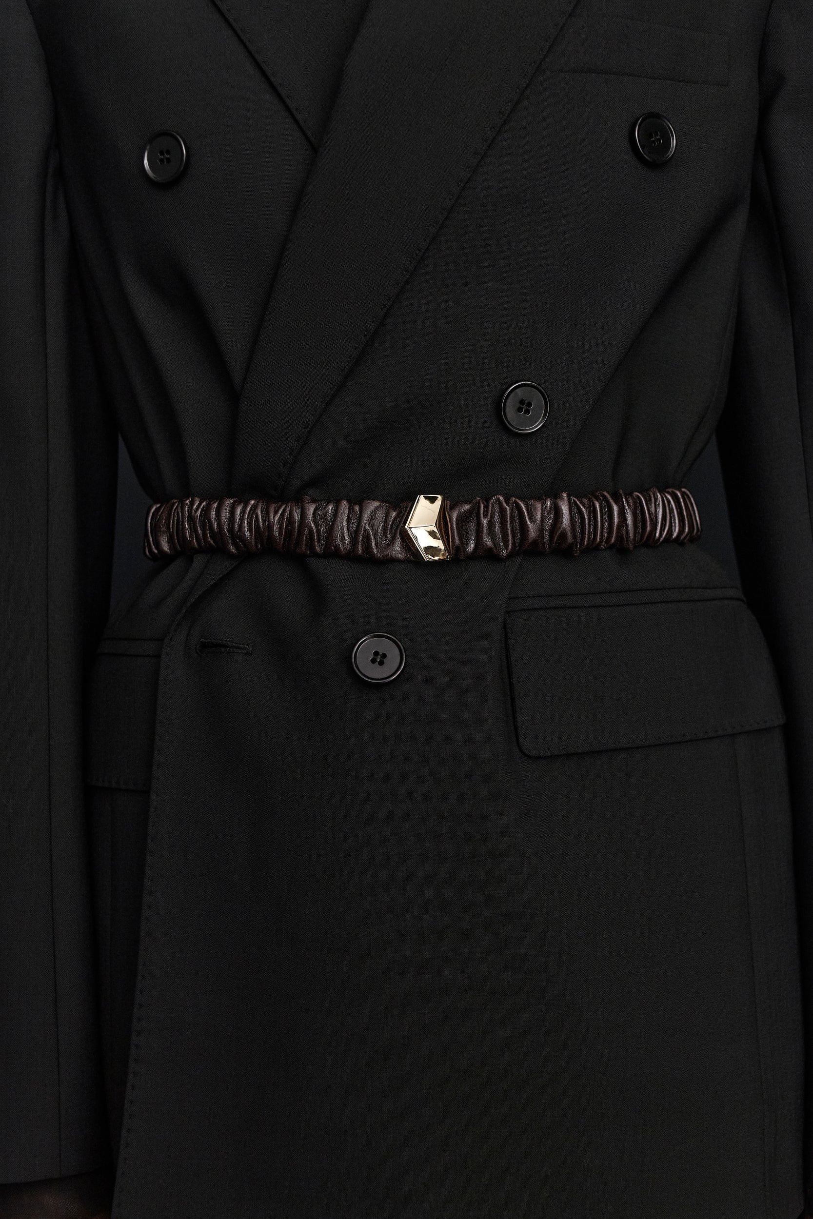 THE ROUCHED BELT 2.5 - MOGANO - Scanlan Theodore | Scanlan Theodore AU