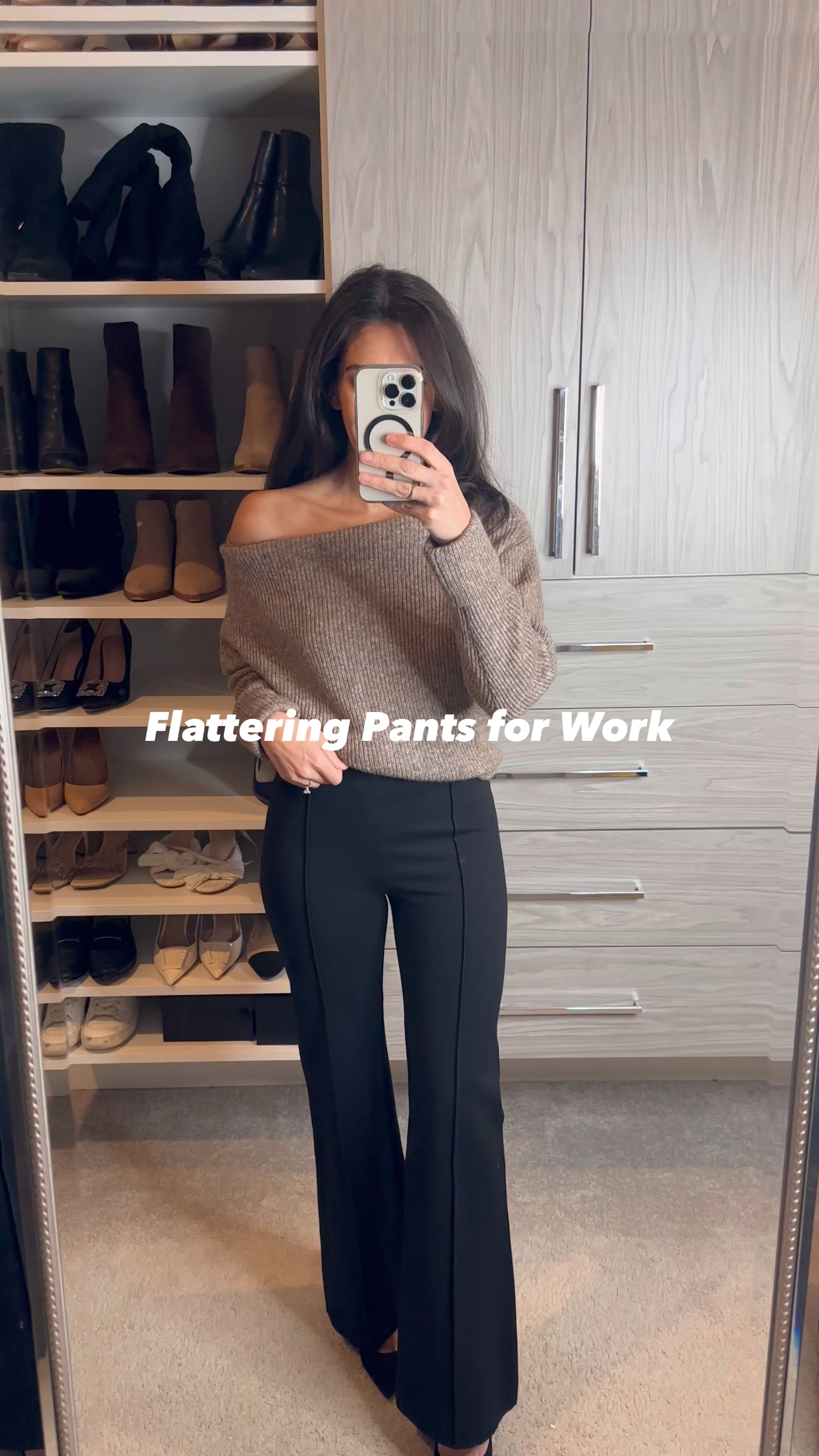 Flattering pants for work / wearing size small petite / Spanx black pants / petite friendly pants for work 

discount code: Celinexspanx 

Business casual / office outfit / work wear 

#LTKPetite #LTKWorkwear #LTKWatchNow