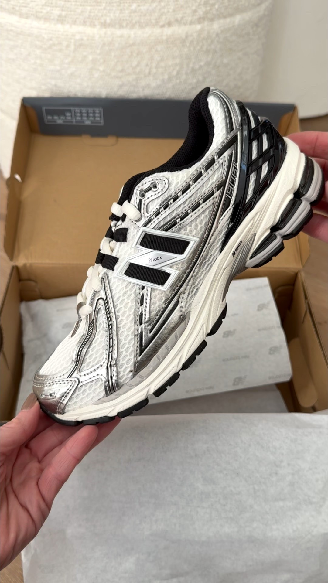 New Balance will forever be my go to sneaker. Instantly comfortable. I needed a new black/silver/white combo to replace a pair of Nike. These checked all the boxes  

#LTKgrwm #LTKActive #LTKfitnessgoals