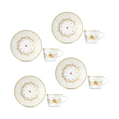 Noel 4 Piece Coffee Cups & Servers, Service for 2 | Bloomingdale's (US)