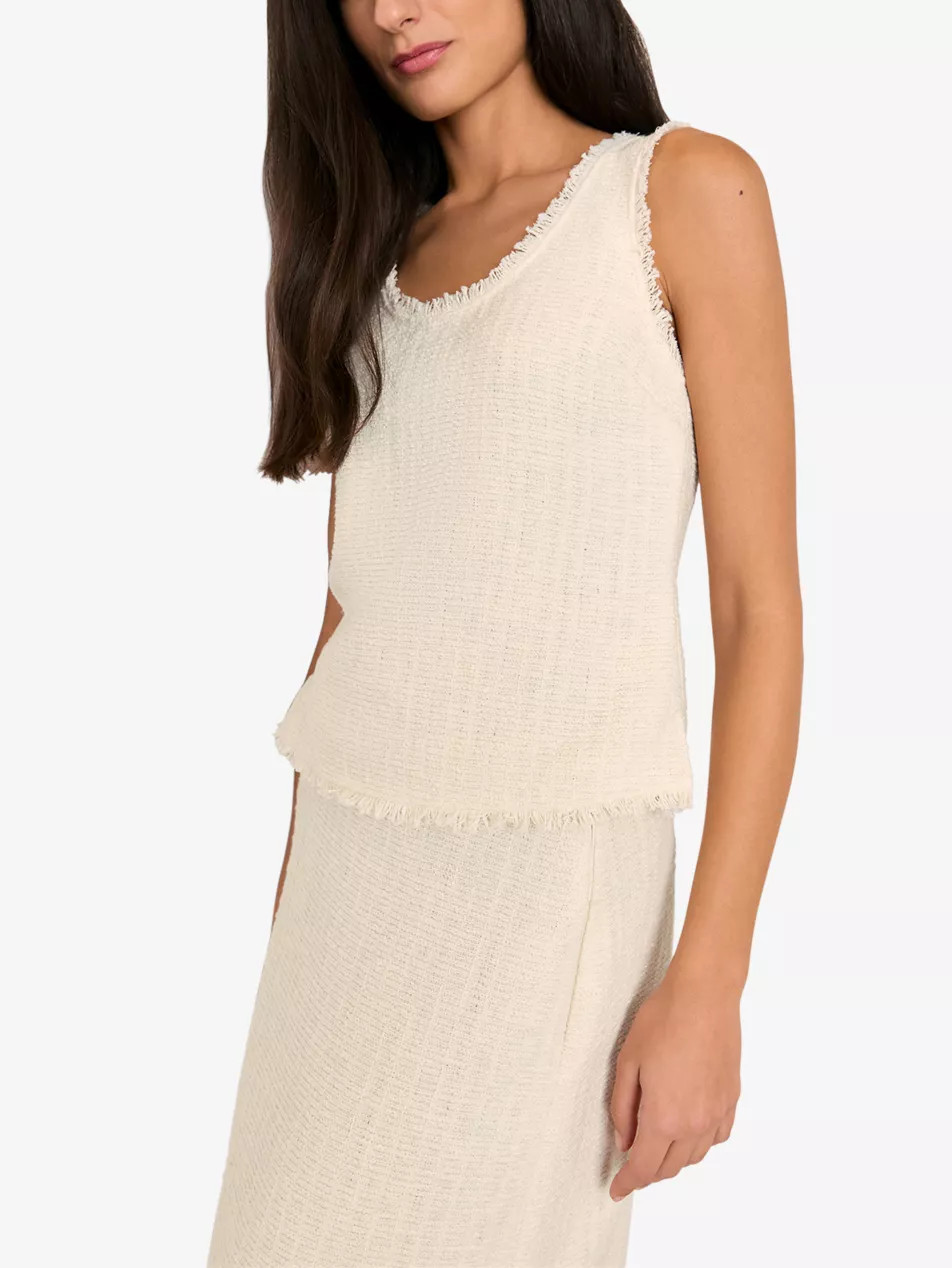 Lucie Boucle Cotton-Blend Tank | Selfridges