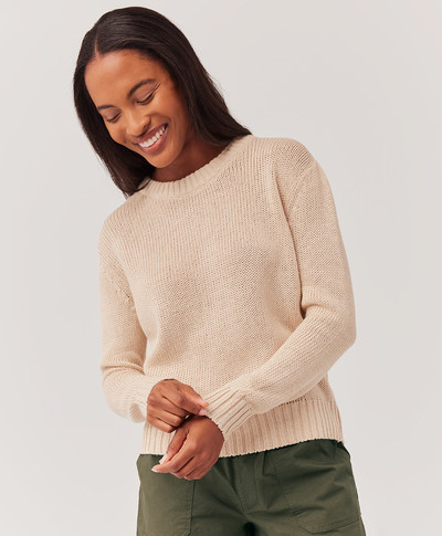 open-knit crew | Pact Apparel