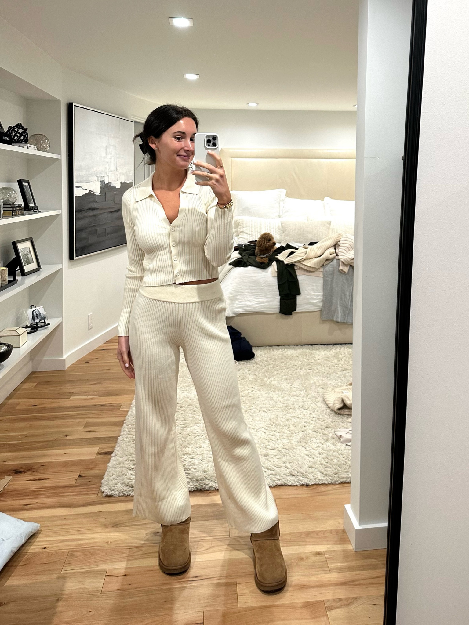 Cream is my favorite color😍I love this collared top on Zoom calls to look professional while feeling cozy 

#LTKHoliday #LTKSeasonal