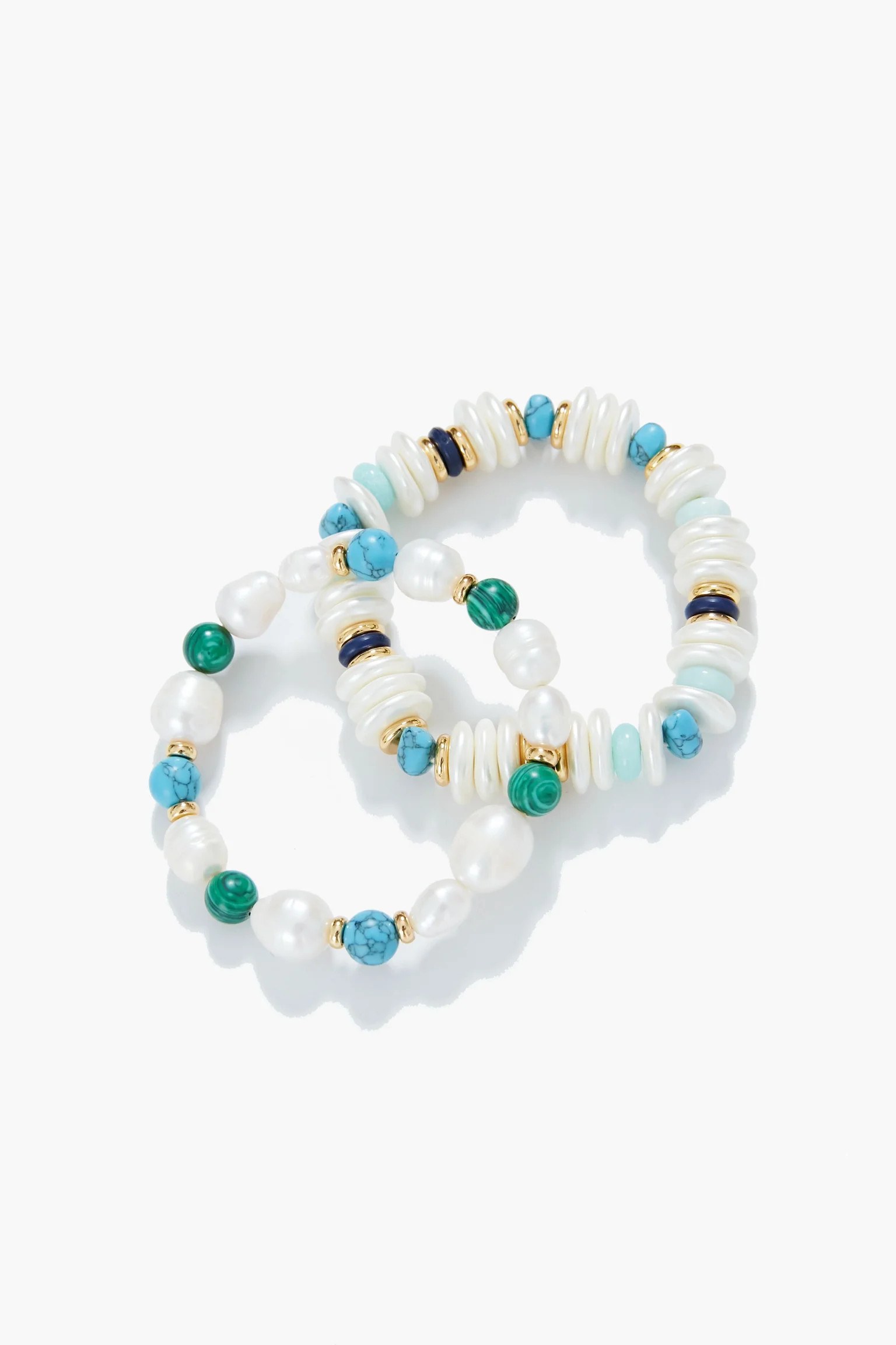 Pearl and Turquoise Logan Bracelets | Tuckernuck (US)