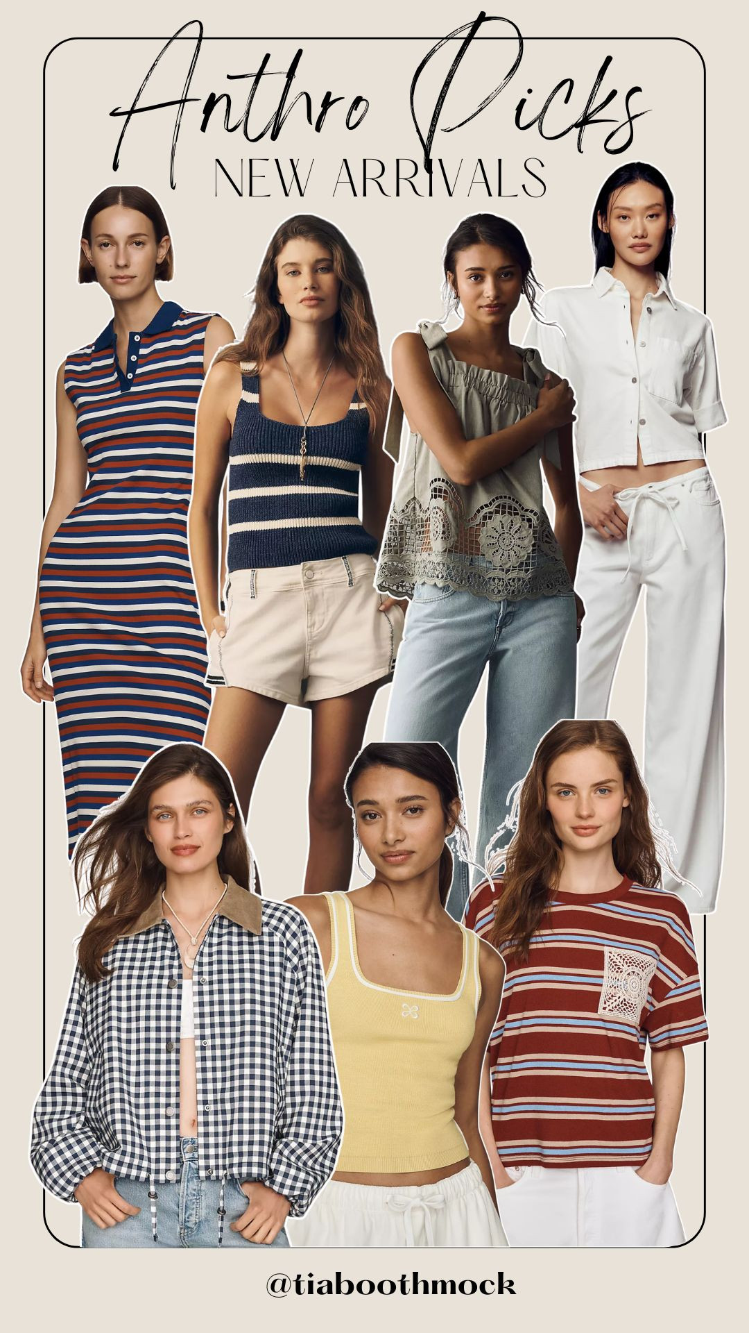New arrivals from Anthropologie that are already in my cart 🤍 From cute summer tops to striped staples and pretty details you'll wear on repeat. 

 #LTKootd #LTKSeasonal