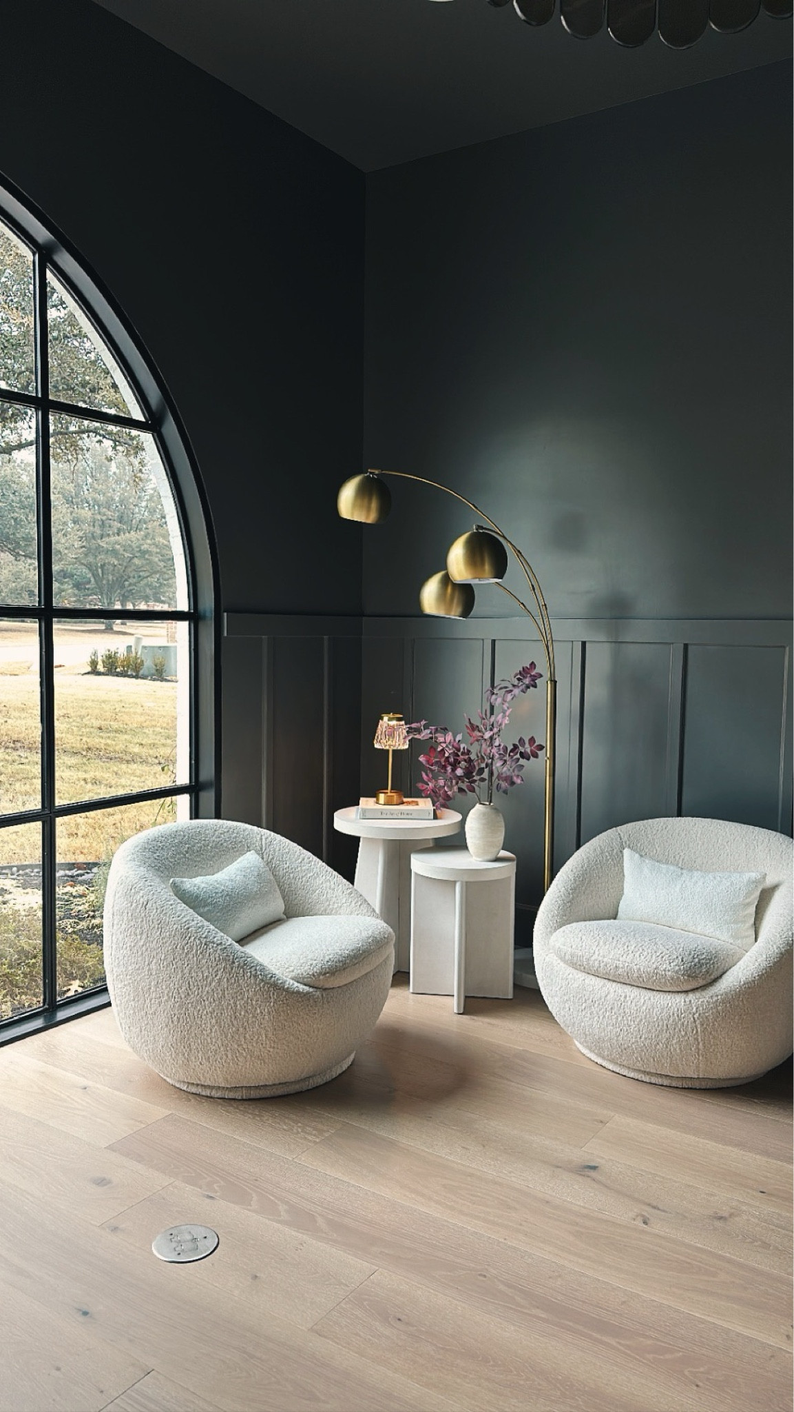Cozy office corner. Cordless touch lamp, boucle swivel chairs, pillow, lamps, and nesting tables

#LTKfindsunder100 #LTKhome #LTKstyletip