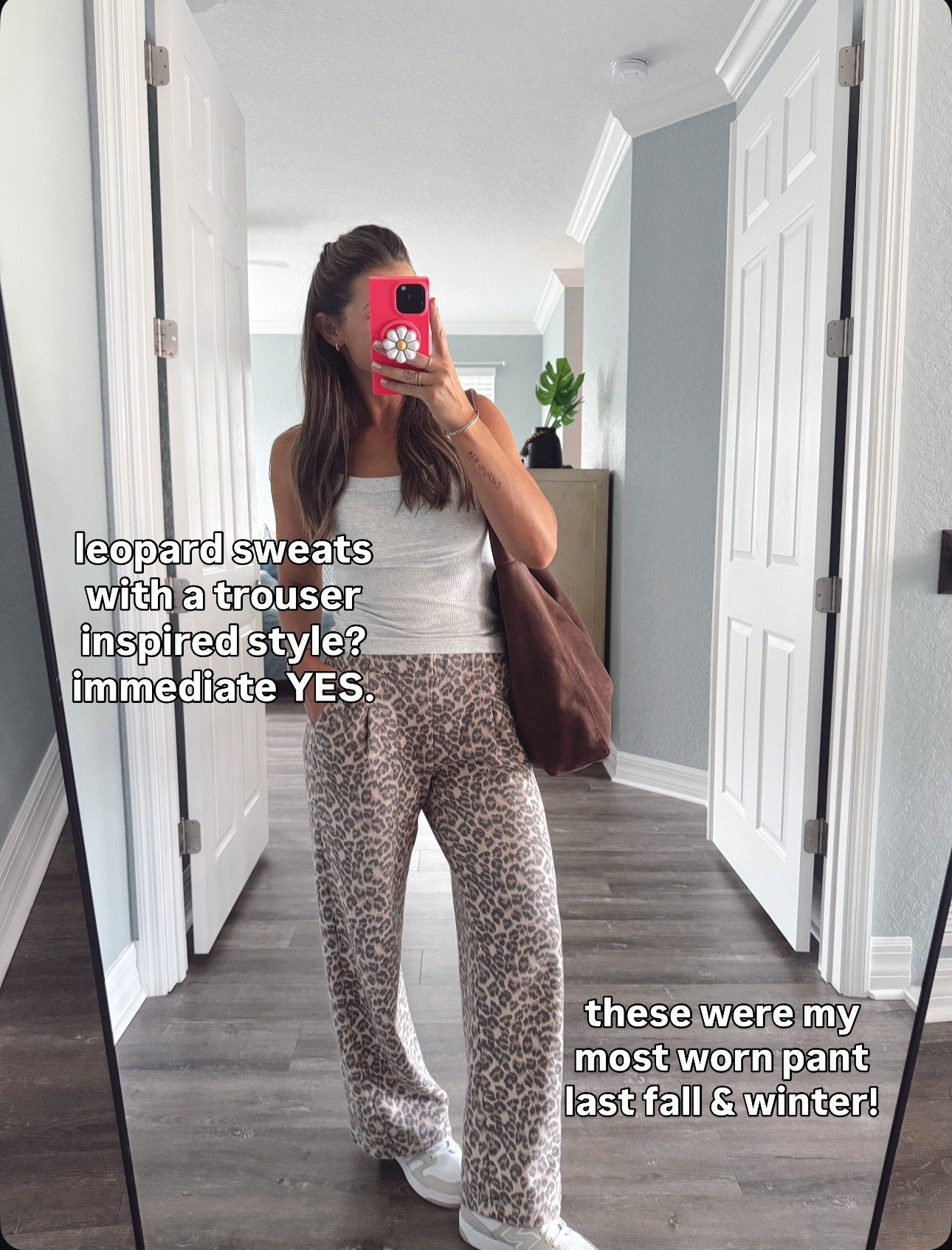 Wearing a small short. These are last year’s print but EXACT same pants. This year just has a lighter leopard. They are THE BEST!!! They sold out last year really quickly, so I’d act fast  