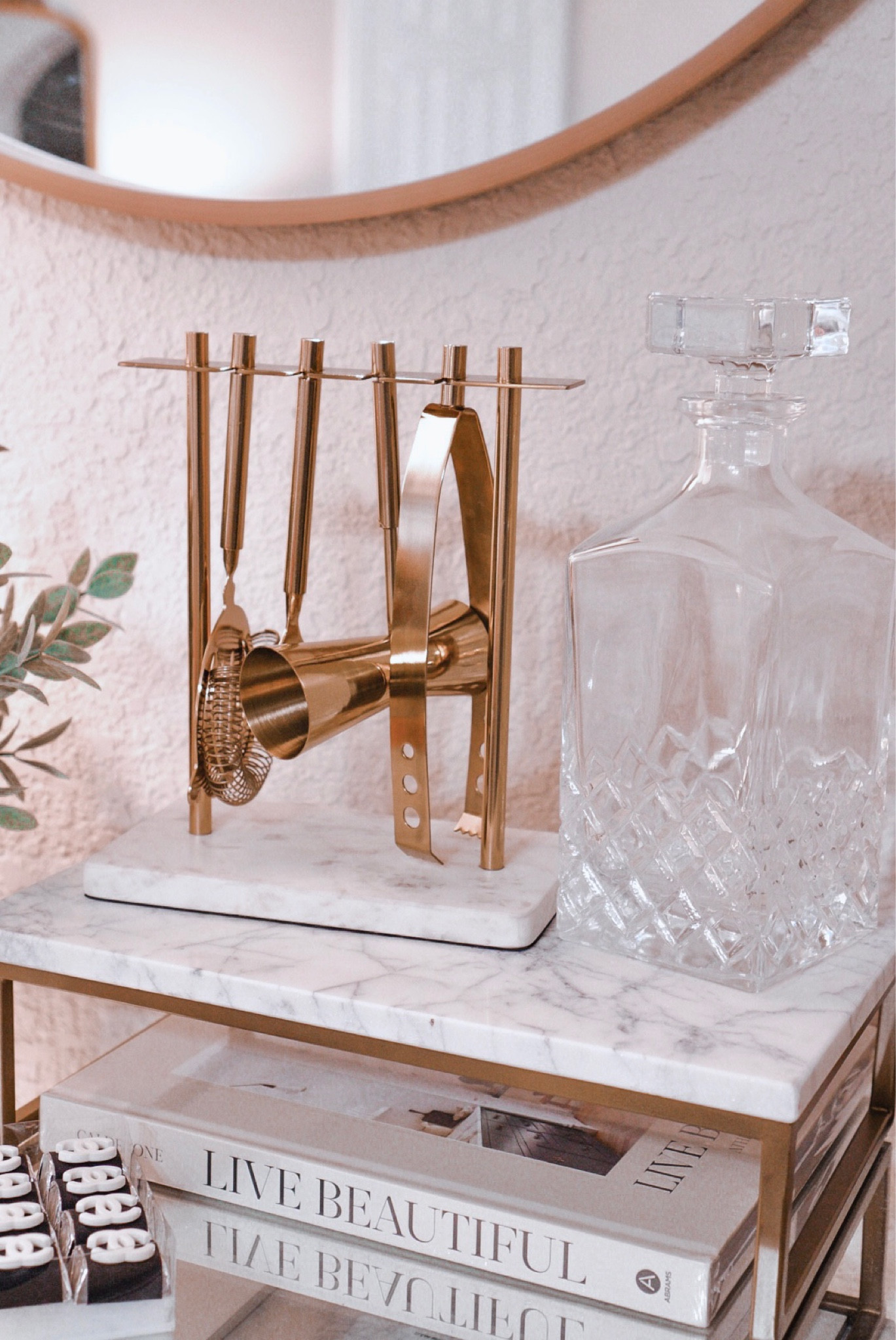 Bar cart essentials, whiskey decanter, bar tools, modern chic & gold home decor

#LTKstyletip #LTKunder100 #LTKhome