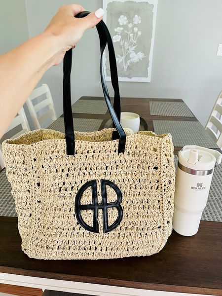 Great save version of a way more expensive straw tote bag! 👌🏼

#LTKtravel #LTKitbag #LTKstyletip