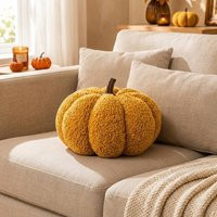 Garden Greatness Yellow Autumn Decorative Pumpkin Cushion | Debenhams UK