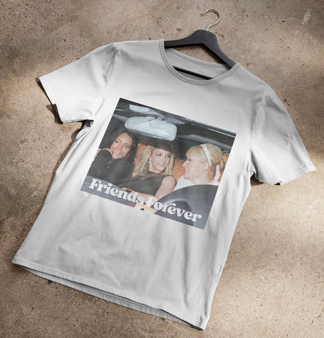 Lindsey Lohan X Britney Spears X Paris Hilton Friends Forever T-shirt - Etsy | Etsy (US)