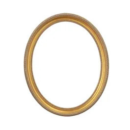 Oval Brushed Gold Ornate Wood Picture Frame | Picture Frames