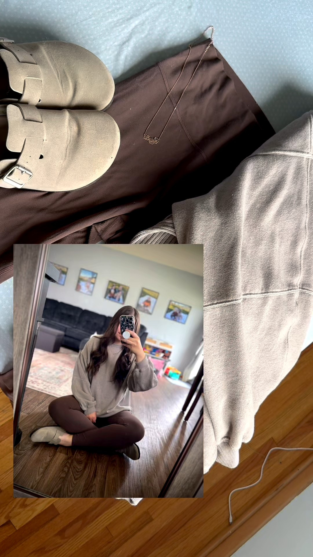 Sharing my favorite comfy outfit again because it’s so good! I have been living in it! 

Size down on the sweatshirt! I’m wearing a medium and I usually wear a large but it’s still oversized. I officially have 3 of them 🤪

#LTKSeasonal #LTKFindsUnder50 #LTKMidsize