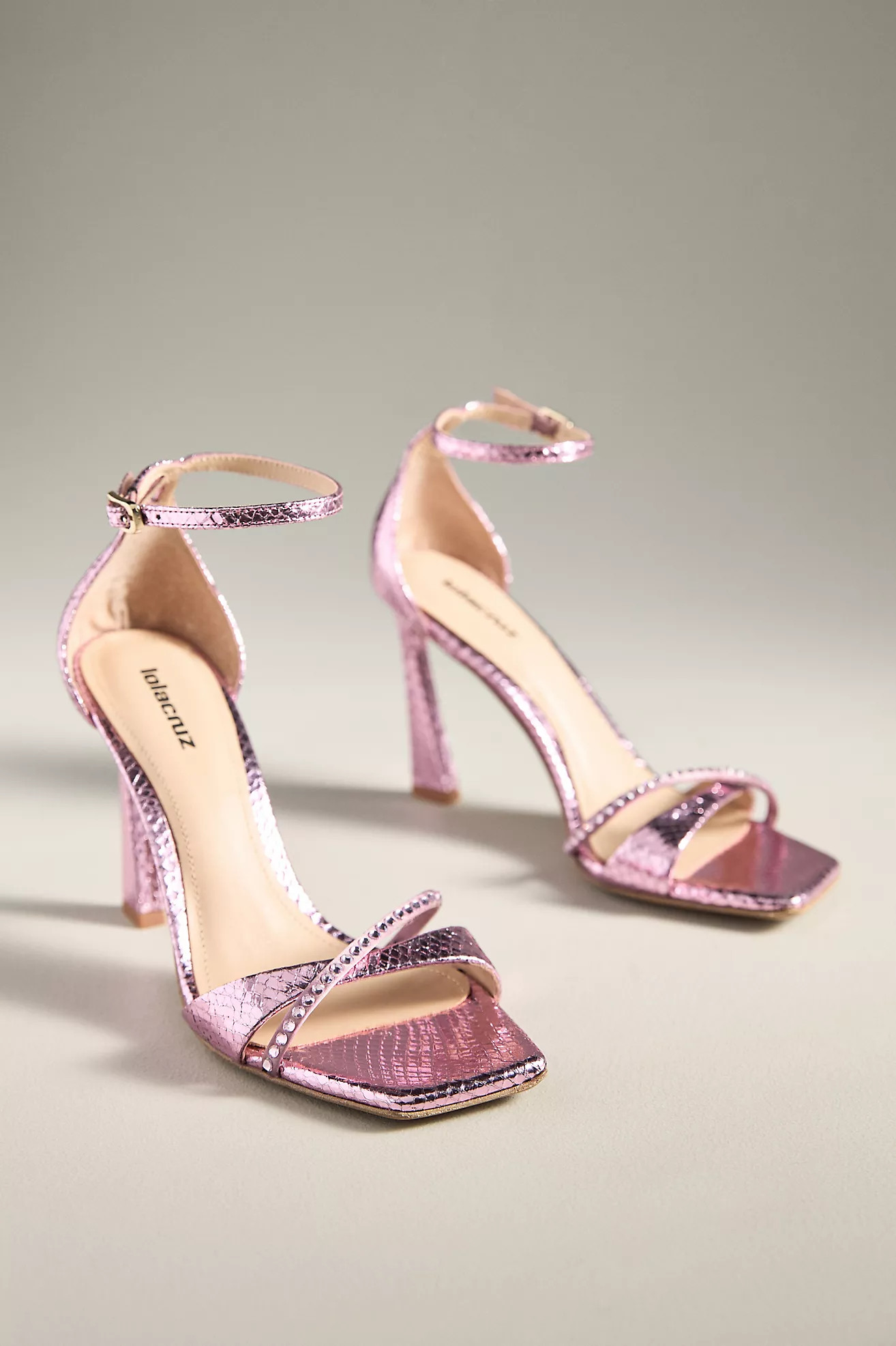 Lola Cruz Celia Square-Toe Heels | Anthropologie (US)