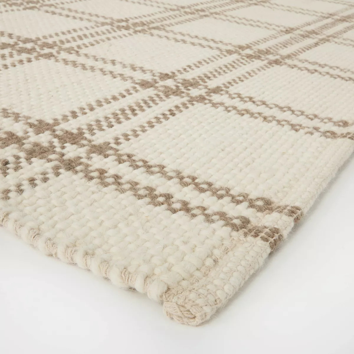 Cottonwood Hand Woven Plaid Wool/Cotton Area Rug - Threshold™ designed with Studio McGee | Target