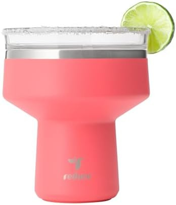 REDUCE Saltini 16 oz Cocktail Tumbler - Insulated Margarita Tumbler with Lid - Keeps Drinks Cold ... | Amazon (US)