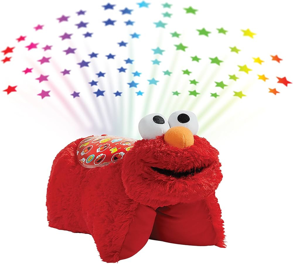 Pillow Pets Elmo Sleeptime Lite - Sesame Street Plush,Red | Amazon (US)