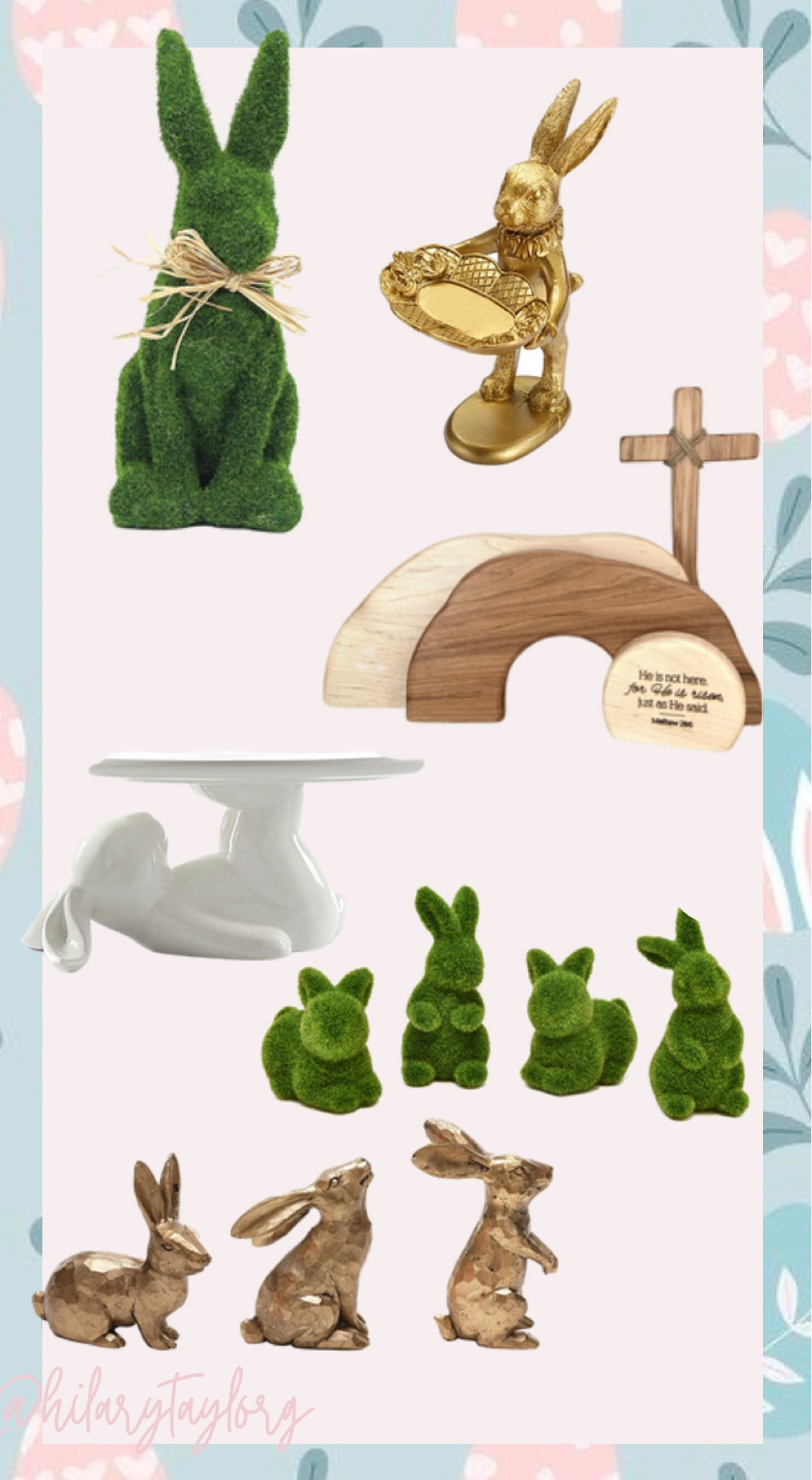 Sweetest Easter figurines  

#LTKSeasonal #LTKunder50 #LTKFind