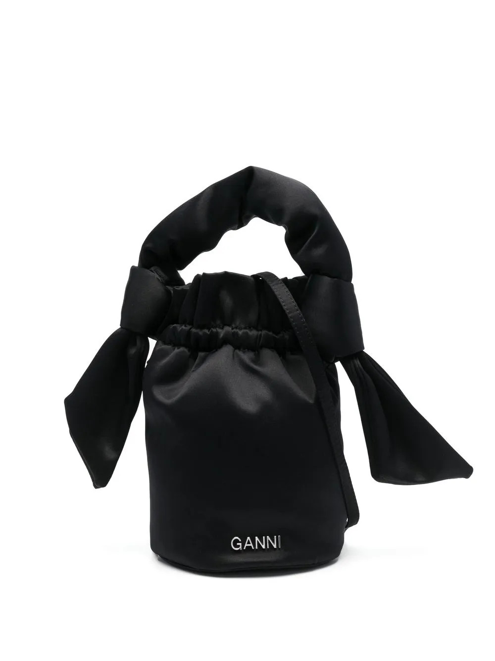 GANNI knot-detail Shoulder Bag - Farfetch | Farfetch Global