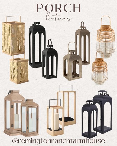 Porch Lanterns - favorite lanterns - porch lighting - porch decor - porch Inspo 

#LTKhome