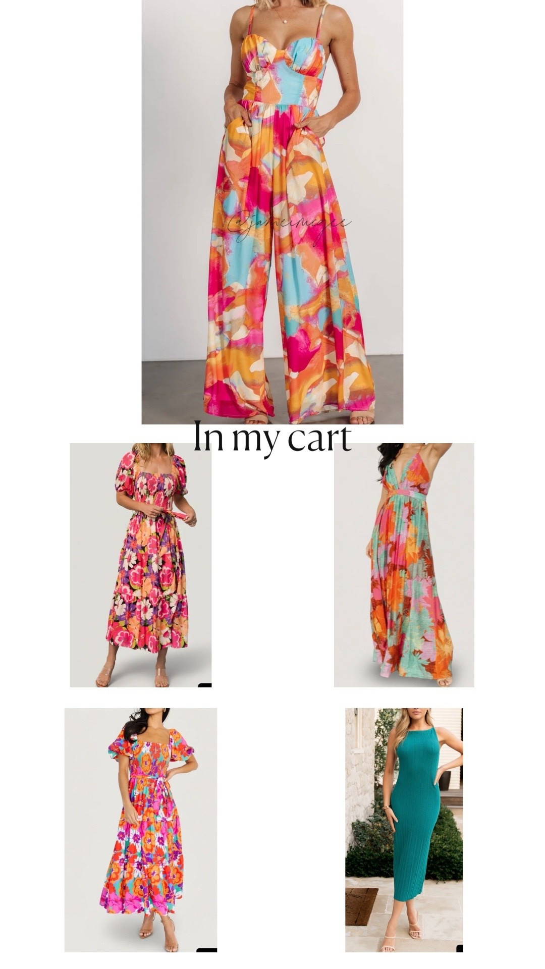 Pop of Color Dresses and jumpsuits 
Beach Dresses 
Date night 
Mother’s Day brunch 

#LTKootd #LTKFestival #LTKmomlife