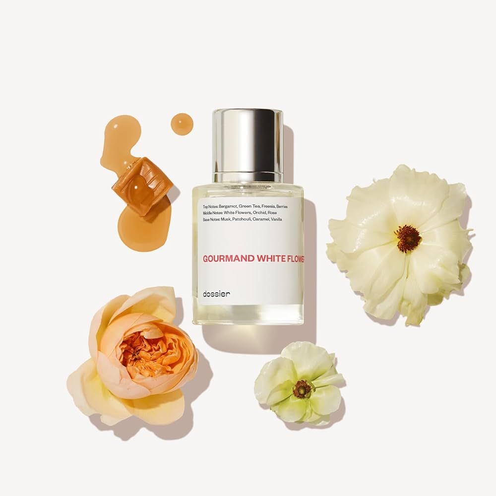 Dossier - Gourmand White Flowers - Eau de Parfum - Inspired by Viktor&Rolf's Flowerbomb - Perfume... | Amazon (US)