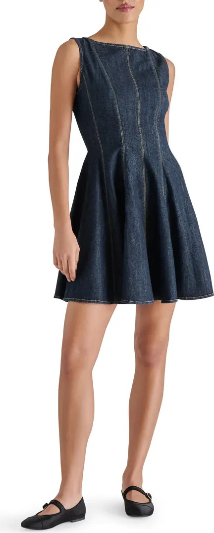 Nili Denim Fit & Flare Minidress | Nordstrom