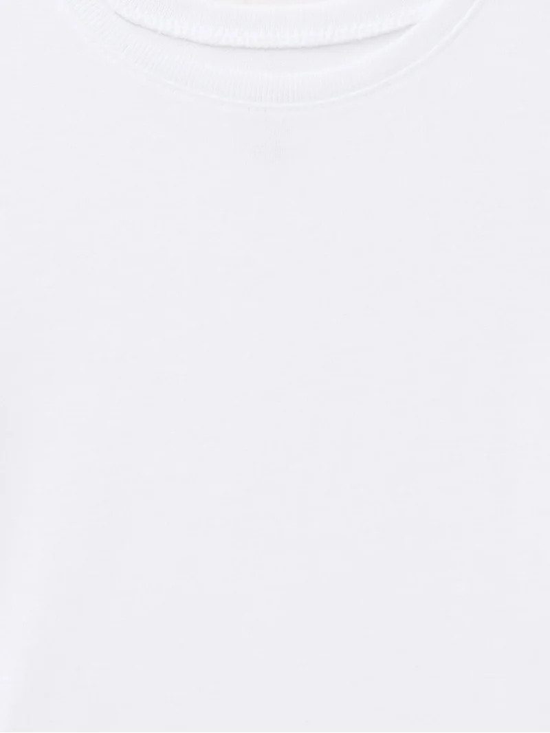 Wonder Nation Baby Girls Crewneck Tee with Short Sleeves, Sizes 0/3M-24M | Walmart (US)