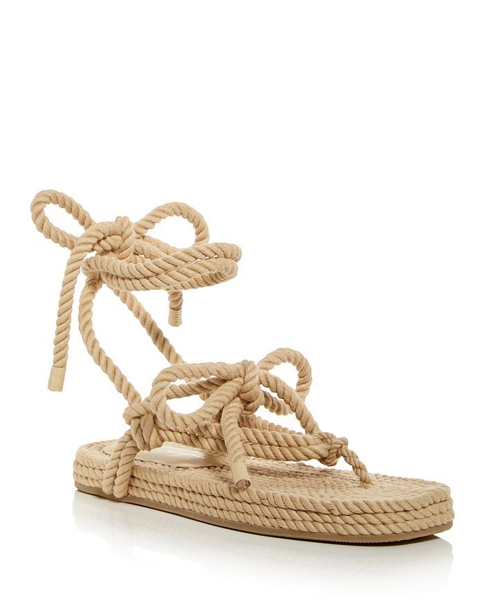 Women's Moriah Rope Ankle Tie Sandals | Bloomingdale's (US)