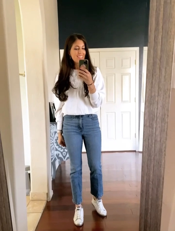 Sharing this cute Anthropologie sweatshirt! Perfect for the transition to spring. 

#LTKSeasonal #LTKstyletip #LTKFind