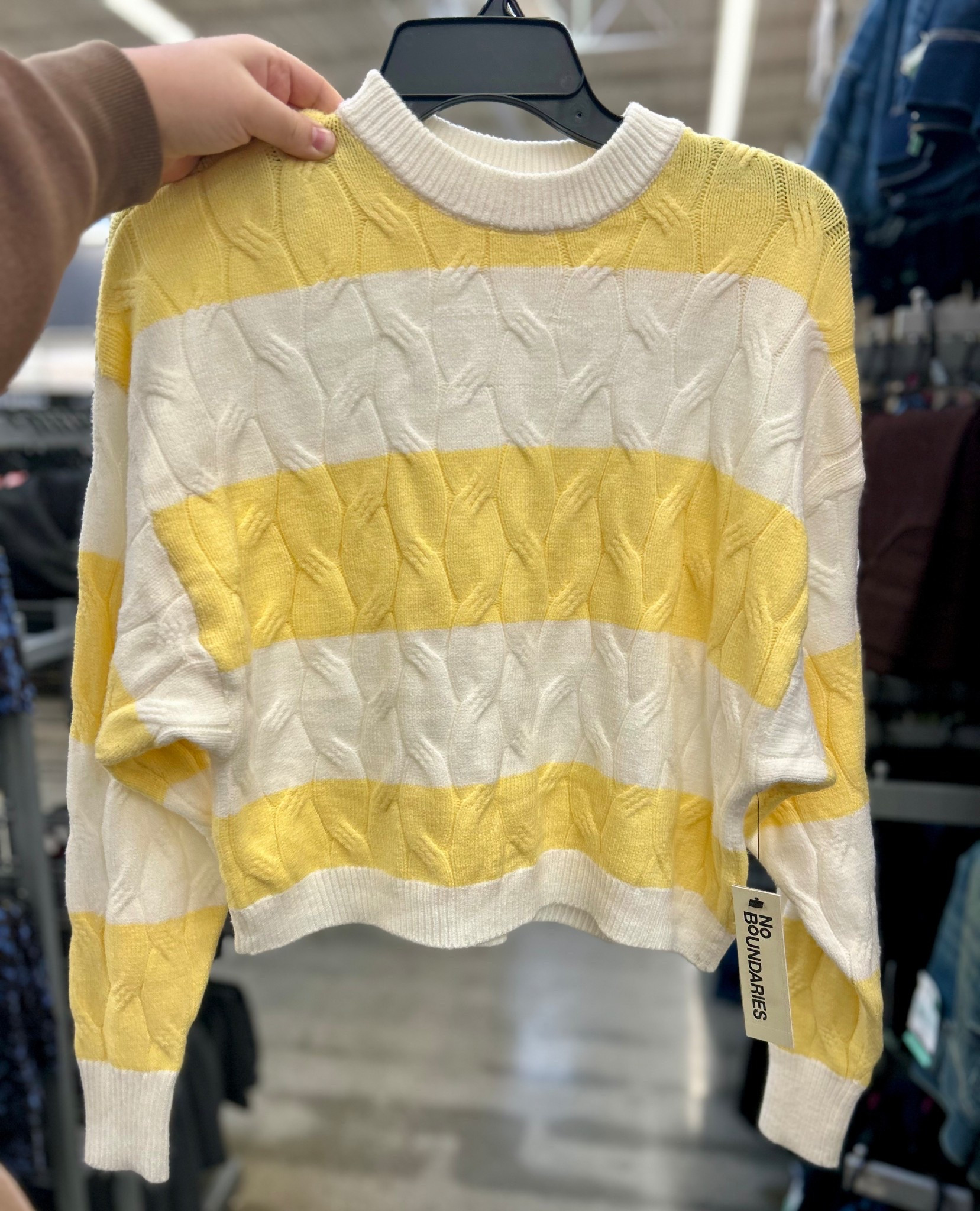 This new sweater at Walmart is so cute for spring! Link below. #ad 