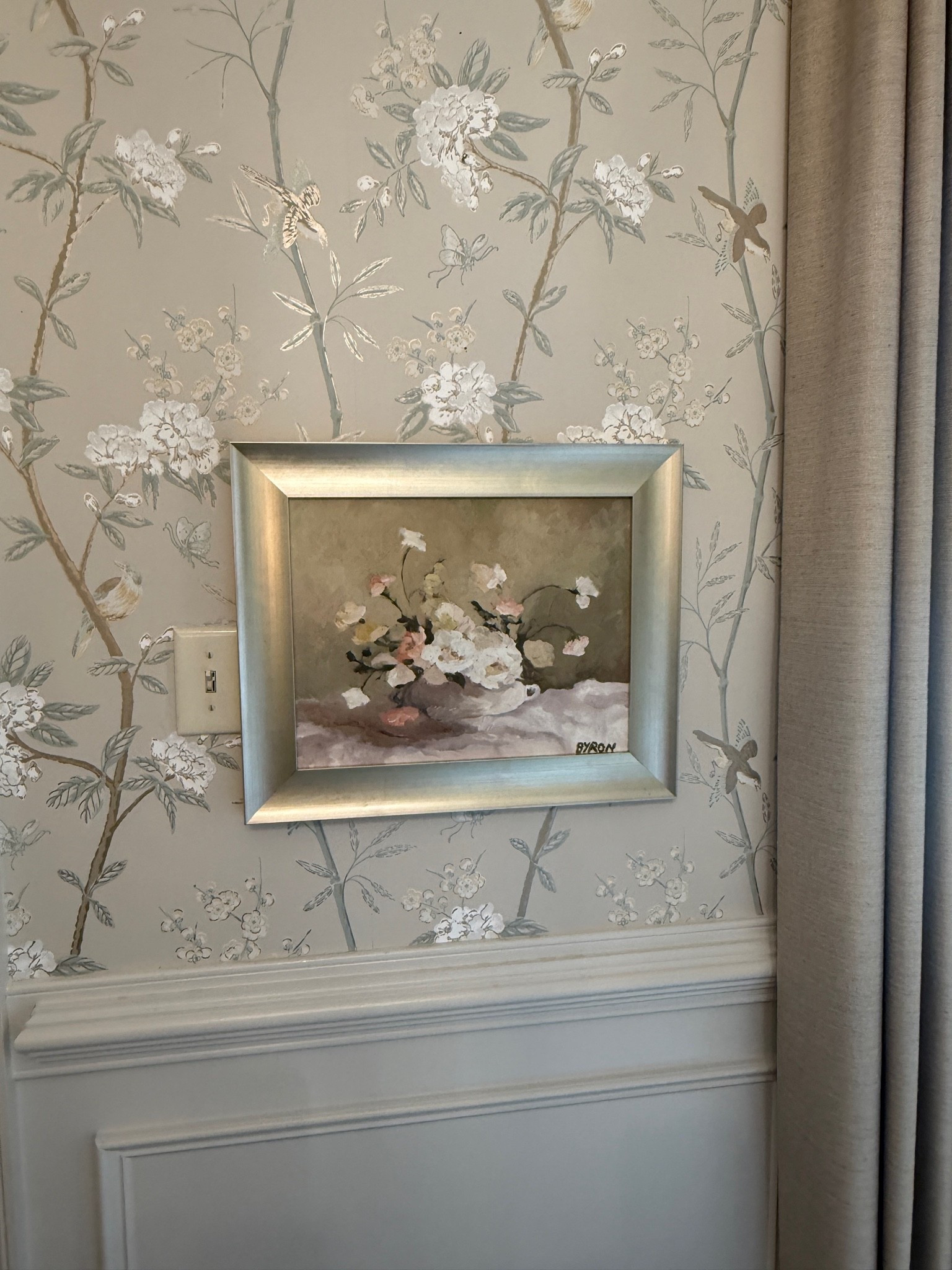 I love this art. It’s so soft and feminine. The frame is beautiful, and I think it looks good in so many different places. Right now, I have it in my dining room.

anthropartner  Use my code JAMIE20 for 20% off orders of $100 or more! Sale ends Sunday, don’t miss out. 😘

#LTKSaleAlert #LTKHome