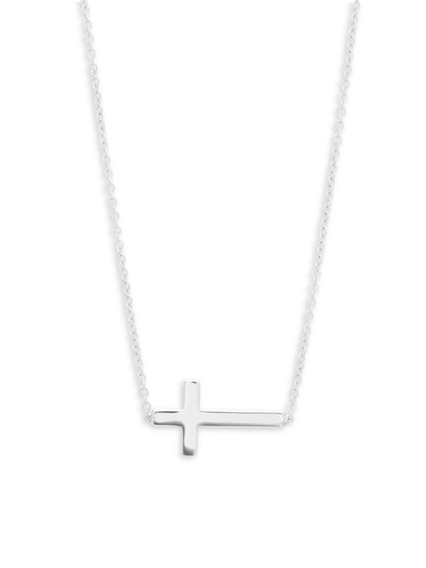 Sterling Silver Cross Necklace | Saks Fifth Avenue OFF 5TH