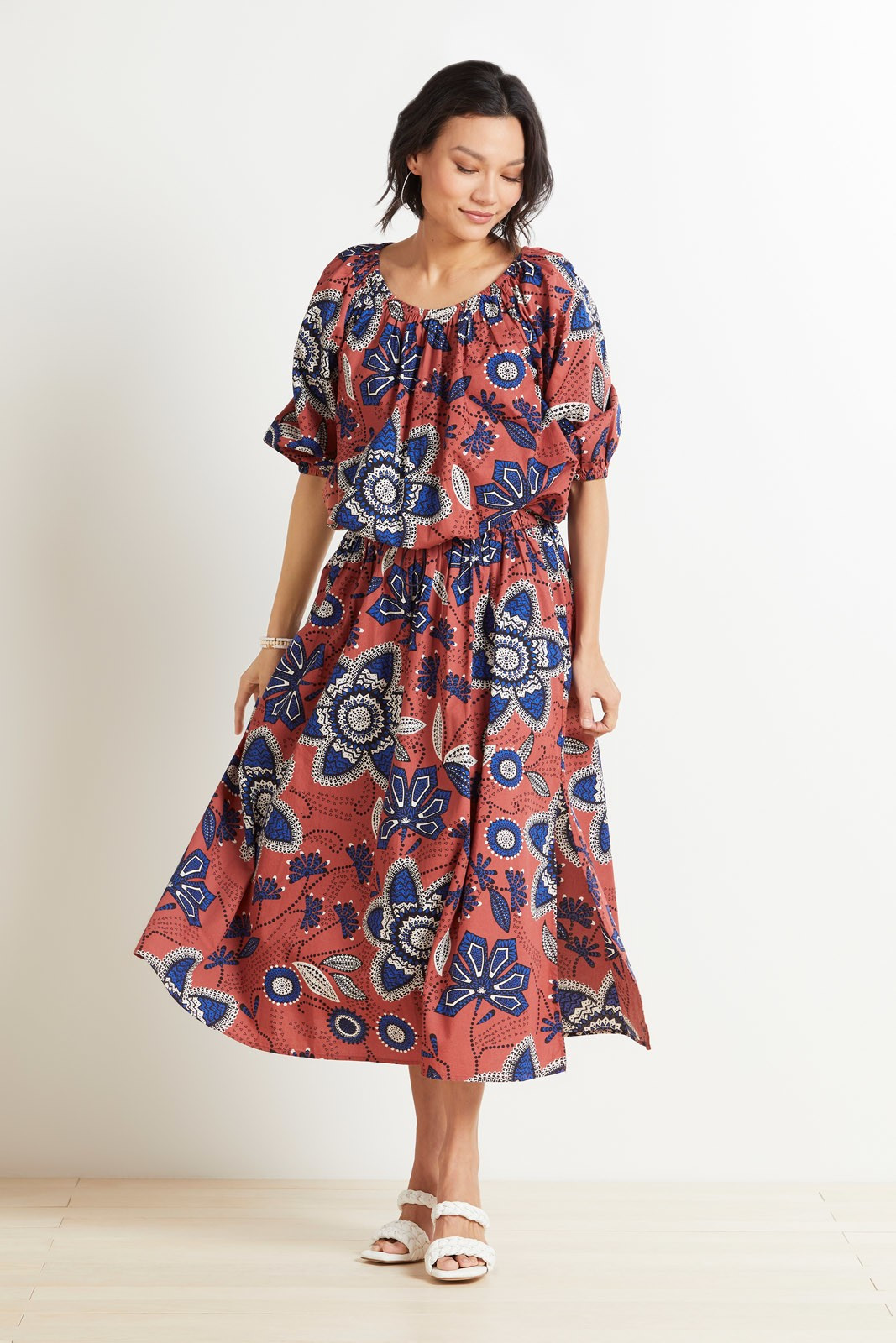 SUNDRY Exploded Floral Blouse | EVEREVE | Evereve