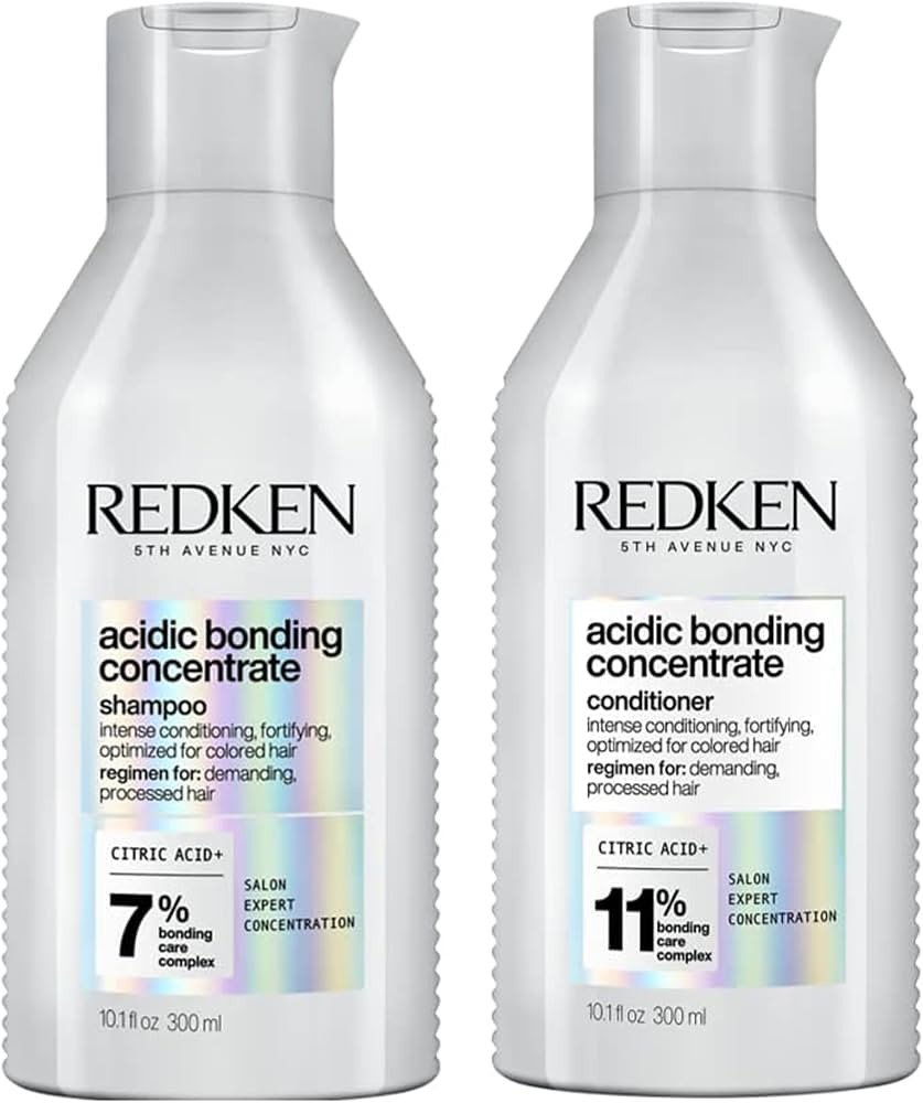 REDKEN Acidic Bonding Concentrate Shampoo and Conditioner Set, Sulphate Free for a Gentle Cleanse... | Amazon (UK)