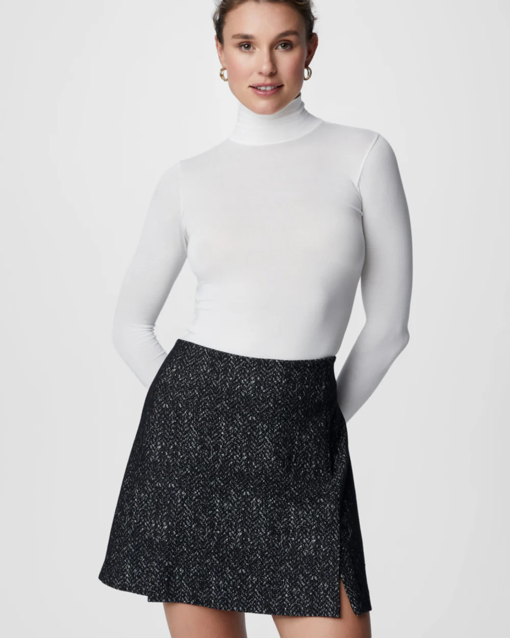 SPANXsmooth™ Ponte Mini Skort with Slit | Spanx