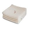 mushie Muslin Baby Cloths | 100% Organic Cotton | 23.5" x 23.5" (Flowers) 3-Pack | Amazon (US)