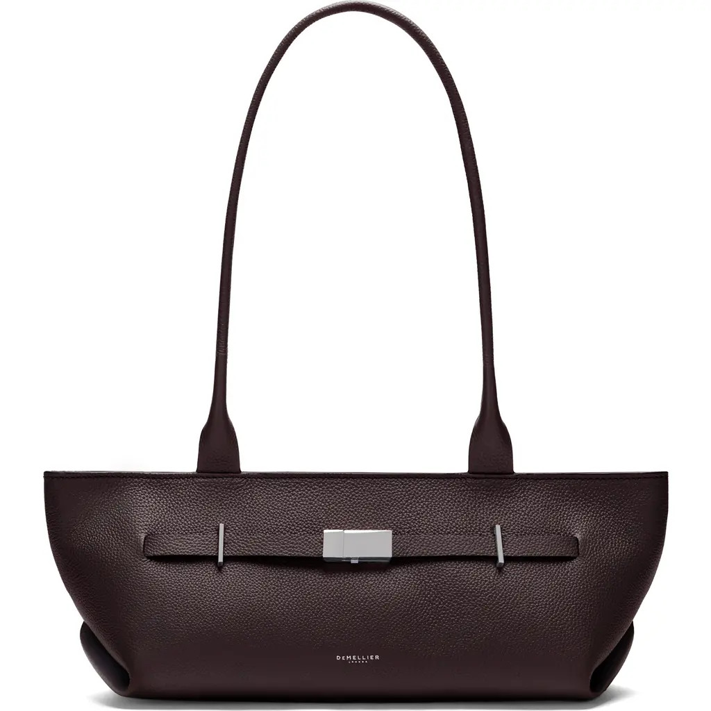 DeMellier The New York Leather Shoulder Bag in Bordeaux at Nordstrom | Nordstrom