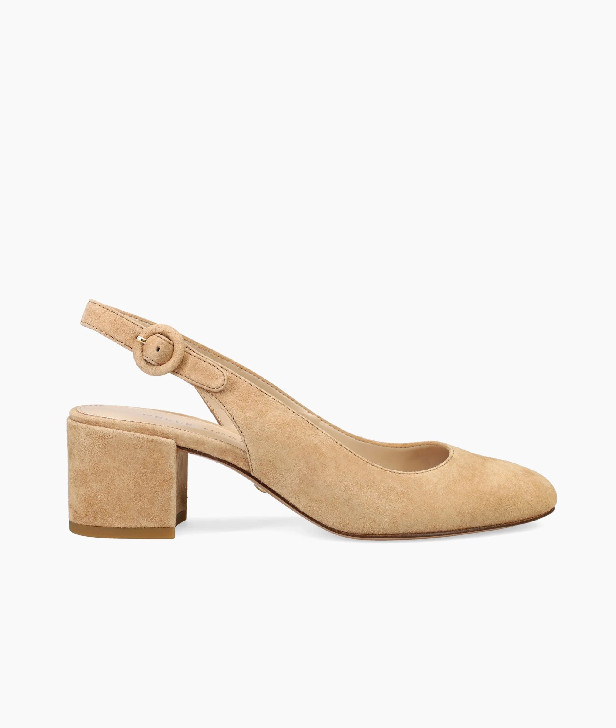 Ulla Low Heel - Latte | Pelle Moda