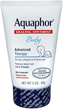 Aquaphor Baby Healing Ointment - Advanced Therapy for Chapped Cheeks and Diaper Rash - 3 oz. Tube... | Amazon (US)