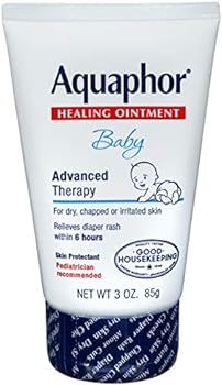 Aquaphor Baby Healing Ointment - Advanced Therapy for Chapped Cheeks and Diaper Rash - 3 oz. Tube... | Amazon (US)