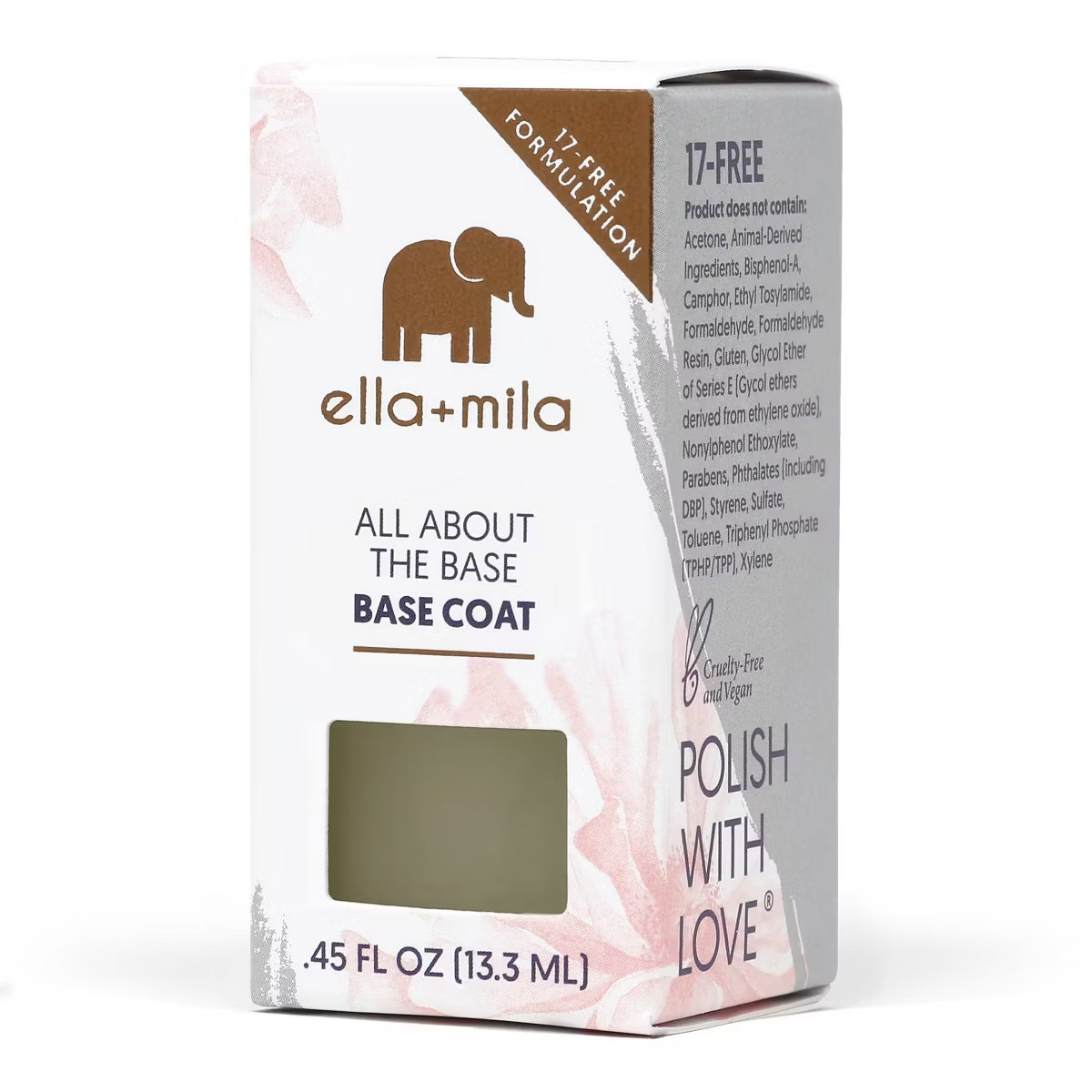 ella+mila Nail Care Nail Enamel Primer (All About the Base) - 0.45 fl oz | Target